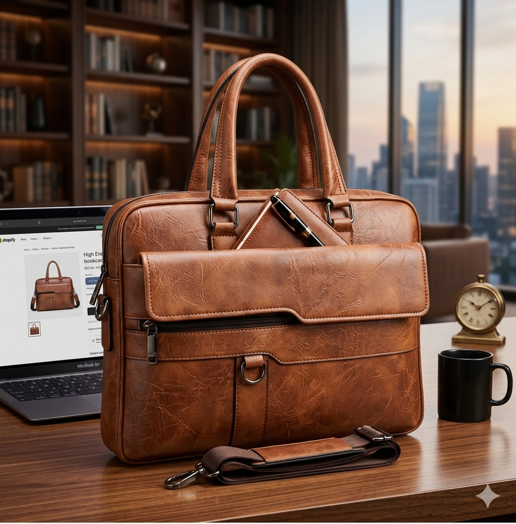 Porte-documents bandoulière pour homme avec bandoulière
