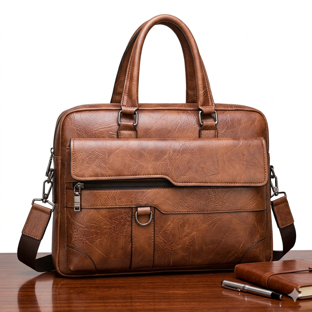 Porte-documents bandoulière pour homme avec bandoulière